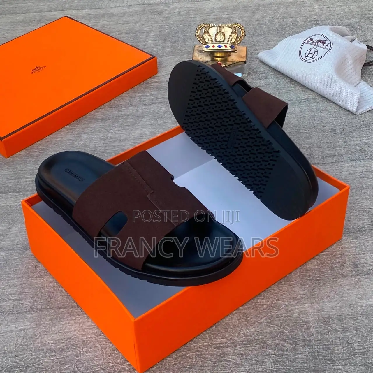 Men’s Quality Hermes Slippers