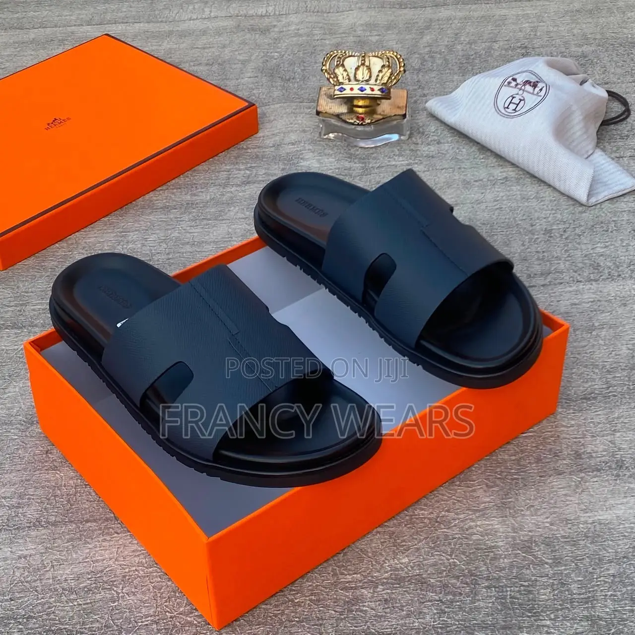 Men’s Quality Hermes Slippers