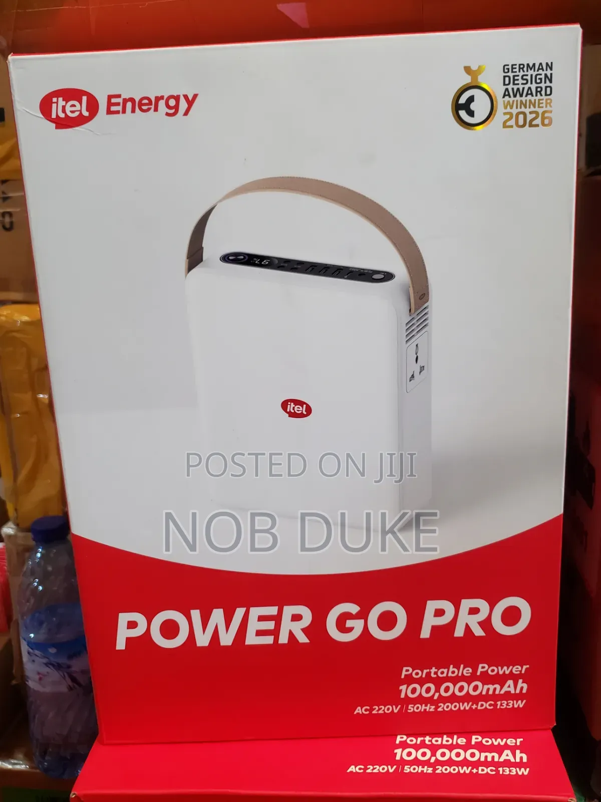 Itel Energy Power Go Pro 100,000mAh 320Wh 200W AC + DC 133W