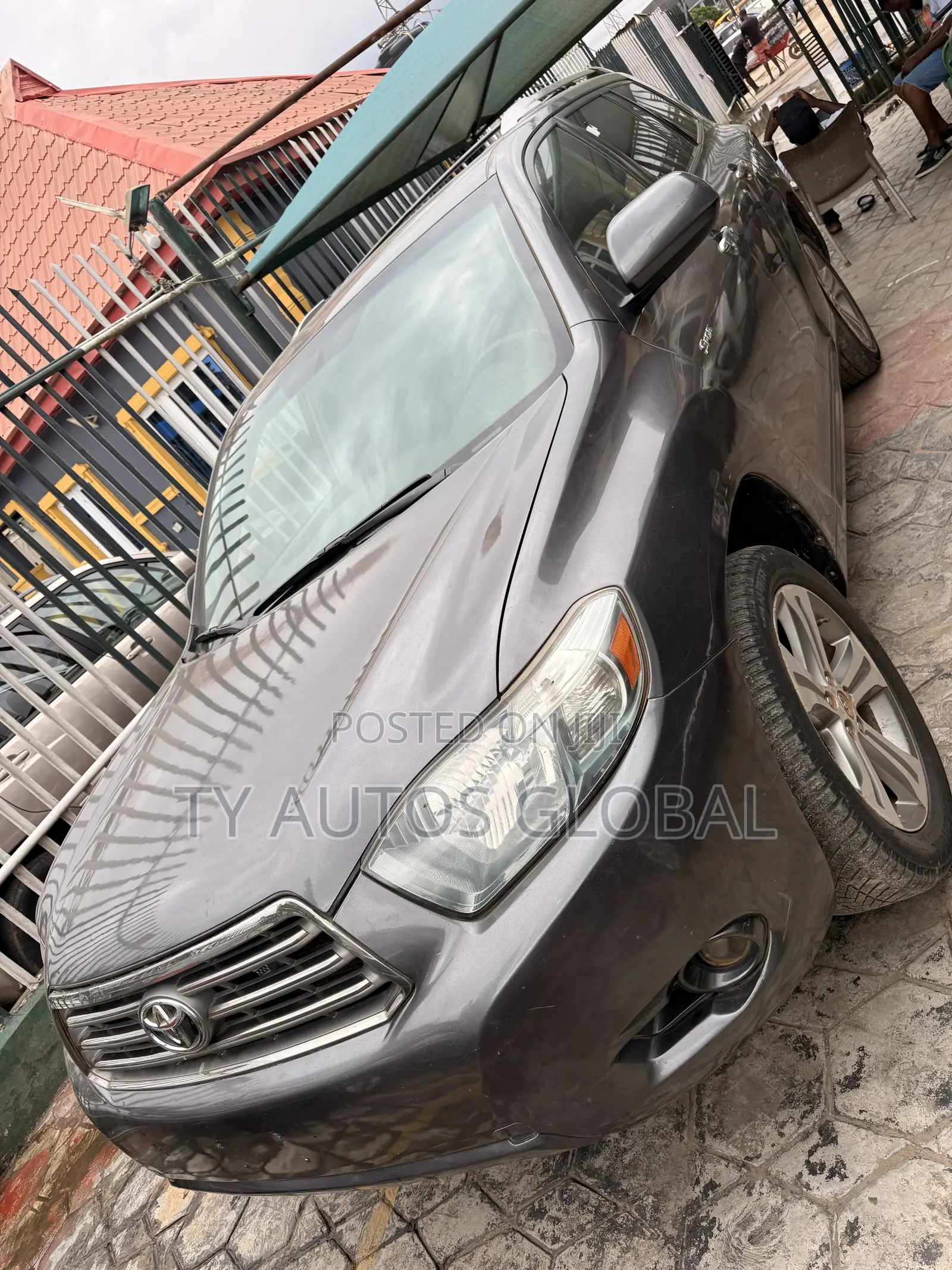 Toyota Highlander Sport 2008 Gray