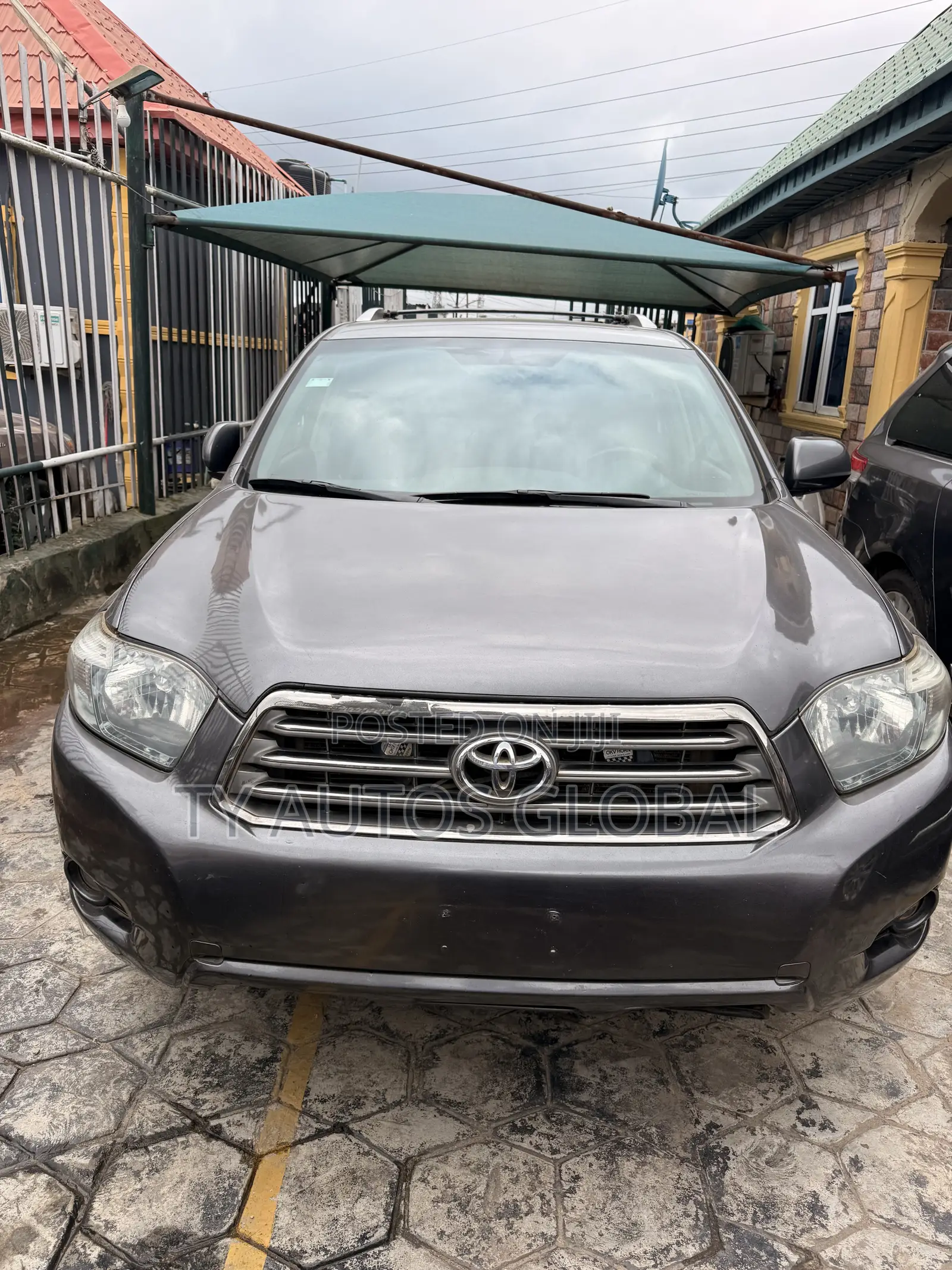 Toyota Highlander Sport 2008 Gray