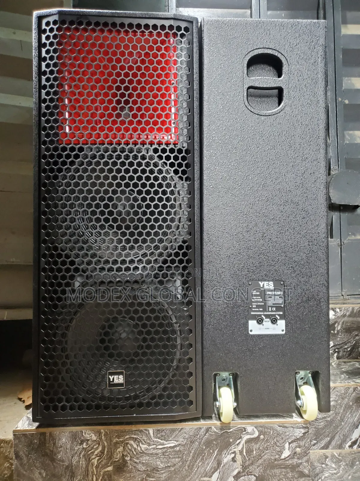 YES Professional Audio Dual-Woofer Passive PA Loudspeaker. Thunder