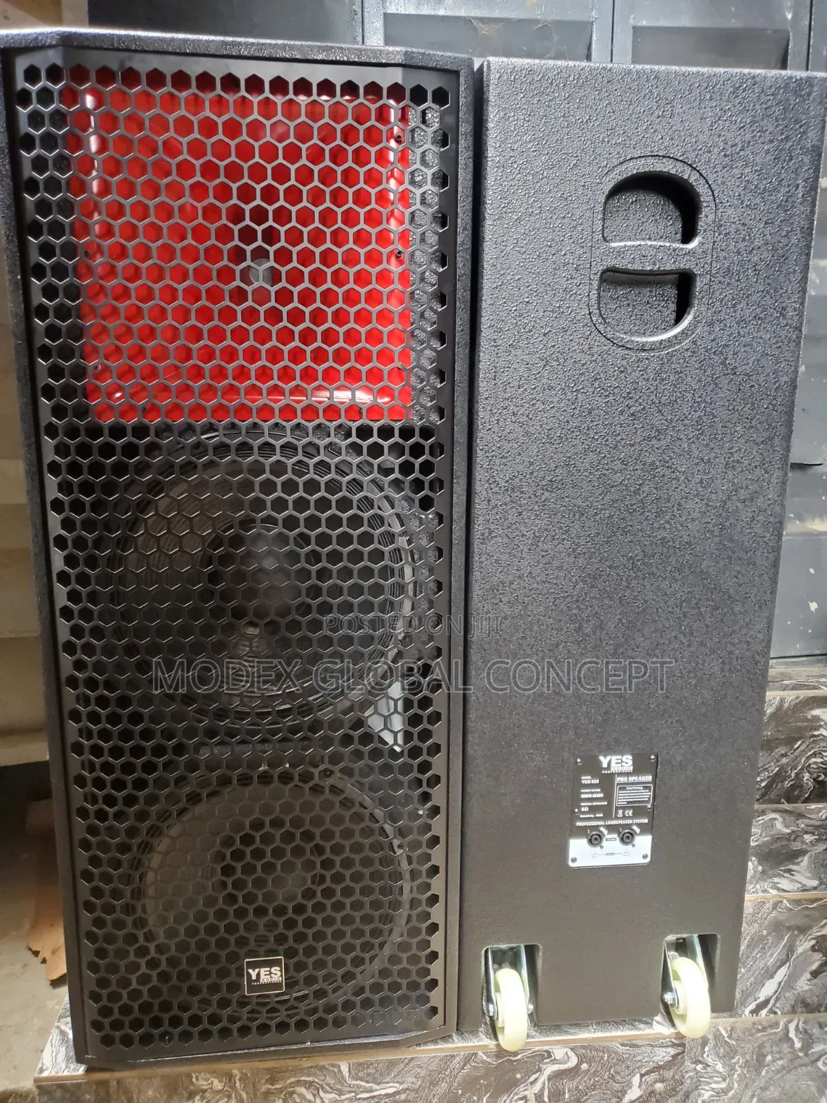 YES Professional Audio Dual-Woofer Passive PA Loudspeaker. Thunder