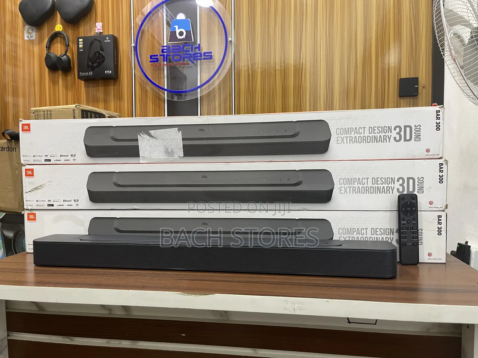 Open Box JBL Bar 300 All-in-One Soundbar With Dolby Atmos Sound