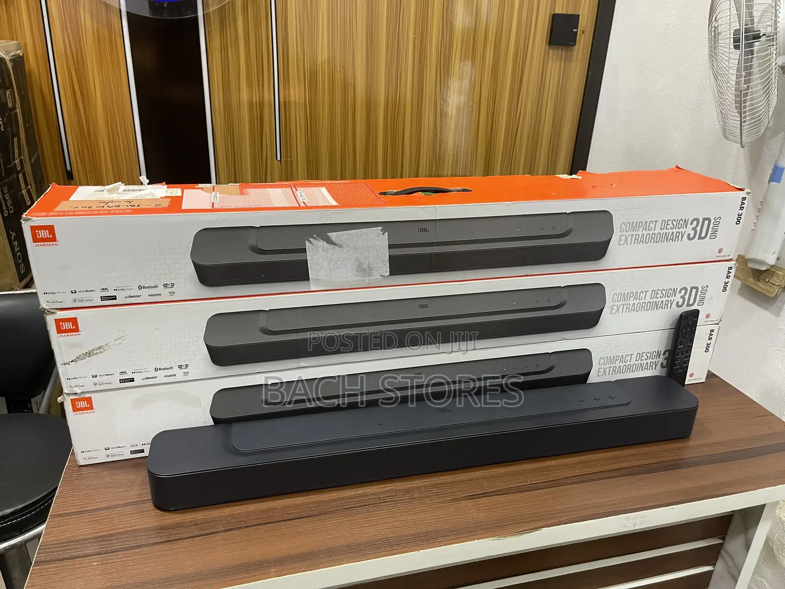 Open Box JBL Bar 300 All-in-One Soundbar With Dolby Atmos Sound