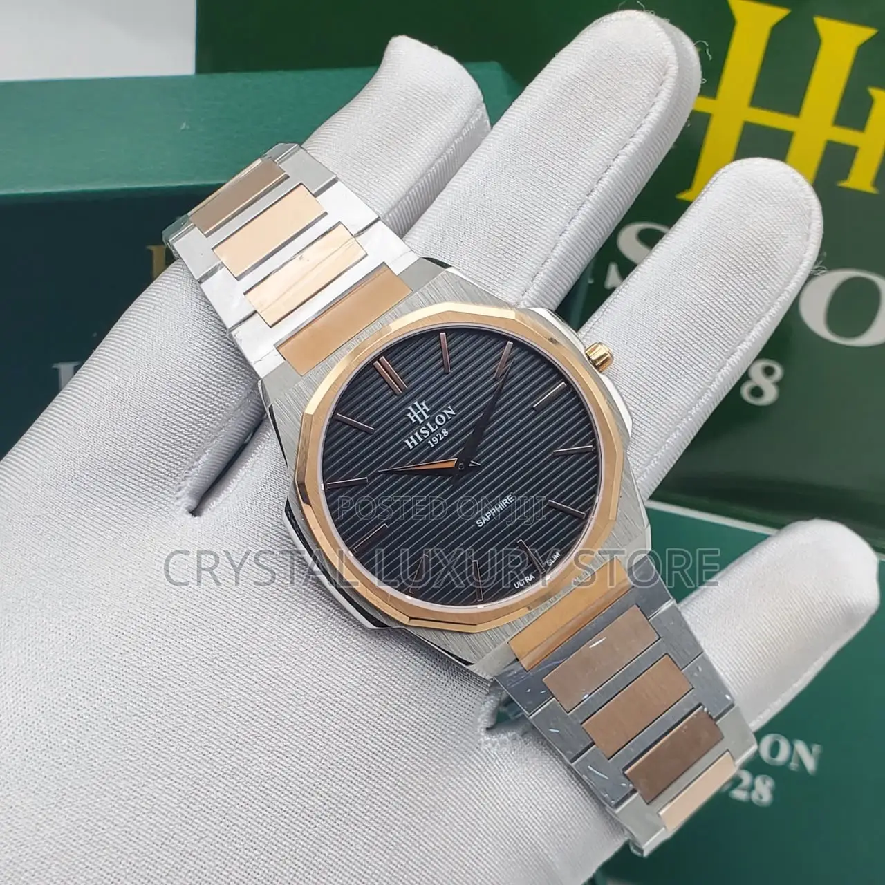 Hilson Quality Luxury Men Automatic Engine Wristwatch