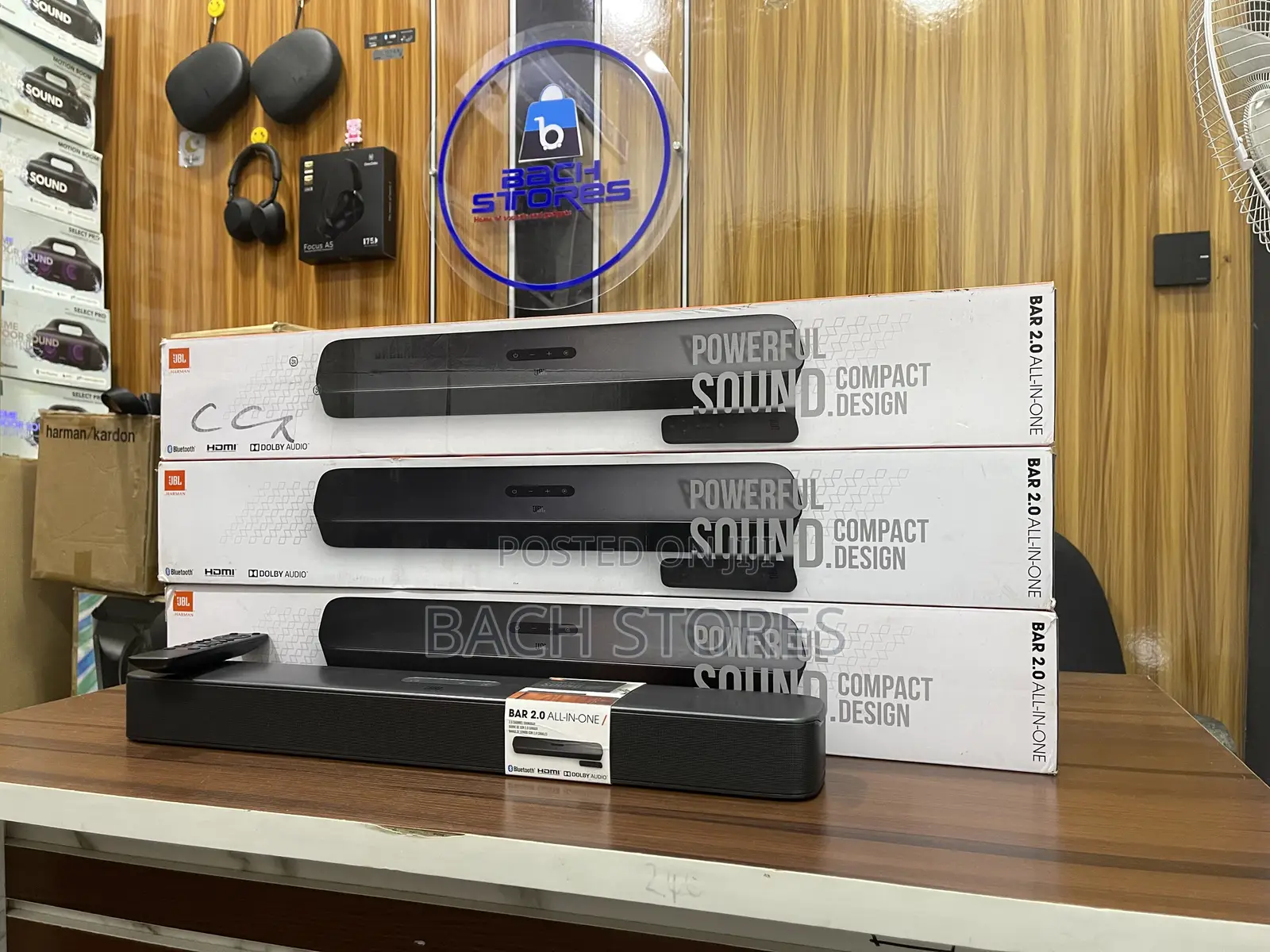 Open Box JBL 2.0CH Compacted Soundbar With Inbuilt Subwoofer