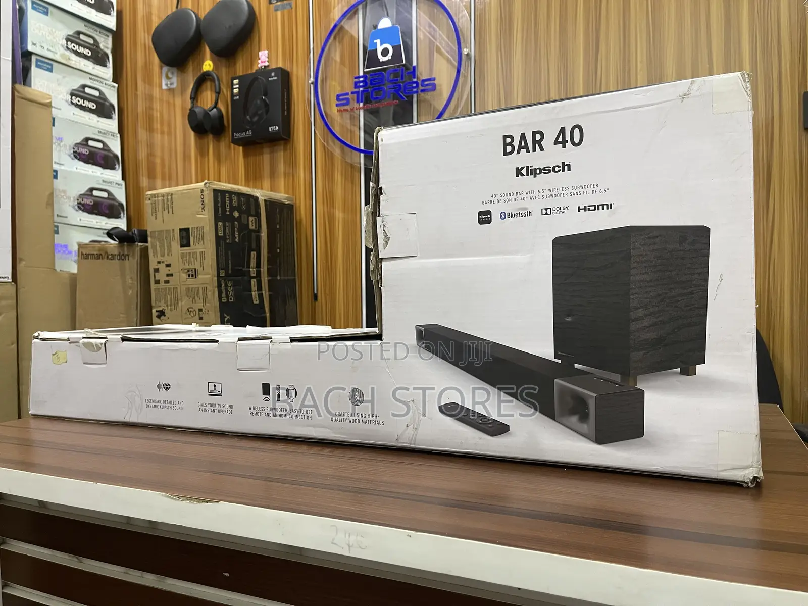 Klipsch Bar 40 High Powered Wireless Soundbar