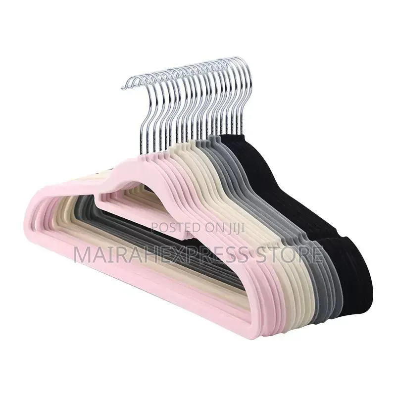 10pcs Velvet Clothes Hanger T2mm7