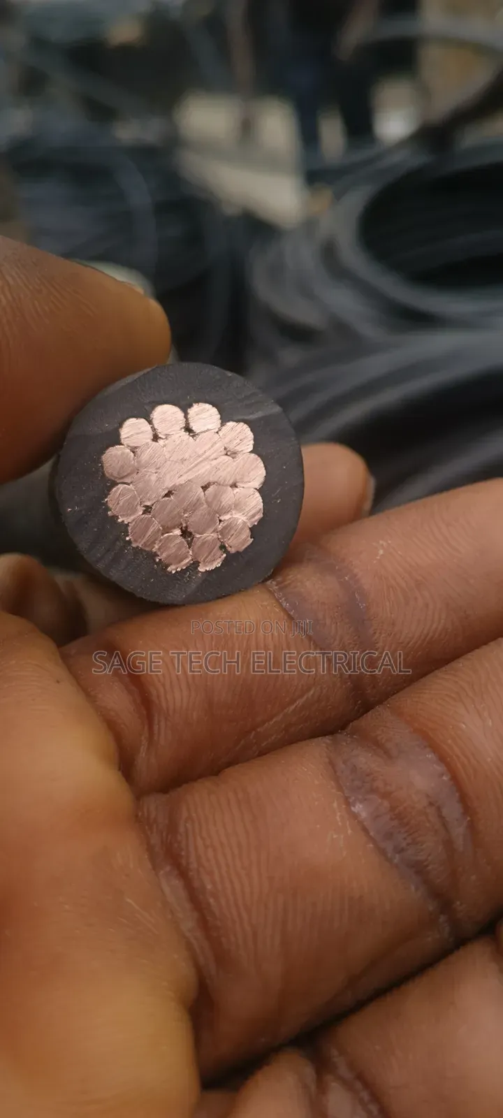 185mm Single Core CU/XLPE/PVC Nigerchin Electric Cable