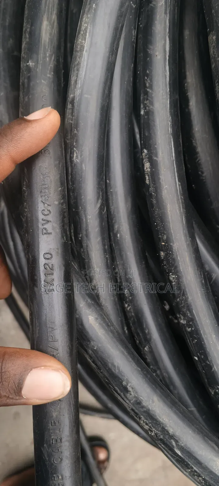 185mm Single Core CU/XLPE/PVC Nigerchin Electric Cable