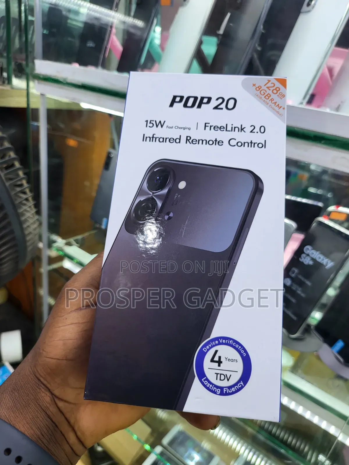 New Tecno Pop 20 128 GB Black