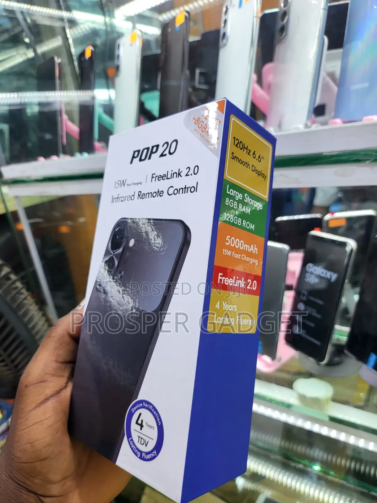 New Tecno Pop 20 128 GB Black