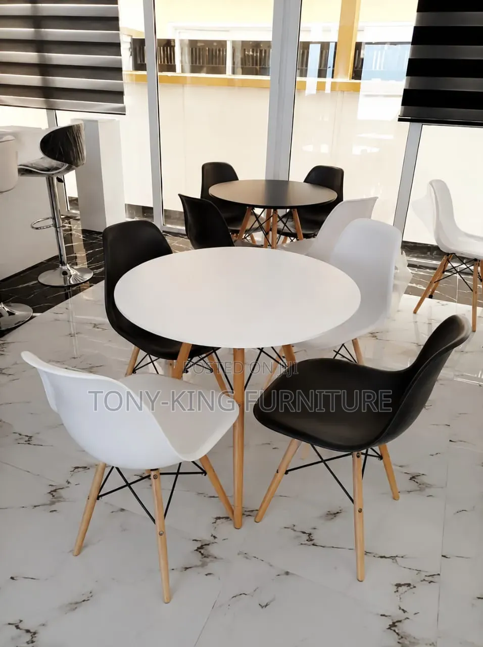 Wooden Dining Table Set With 4-Chair