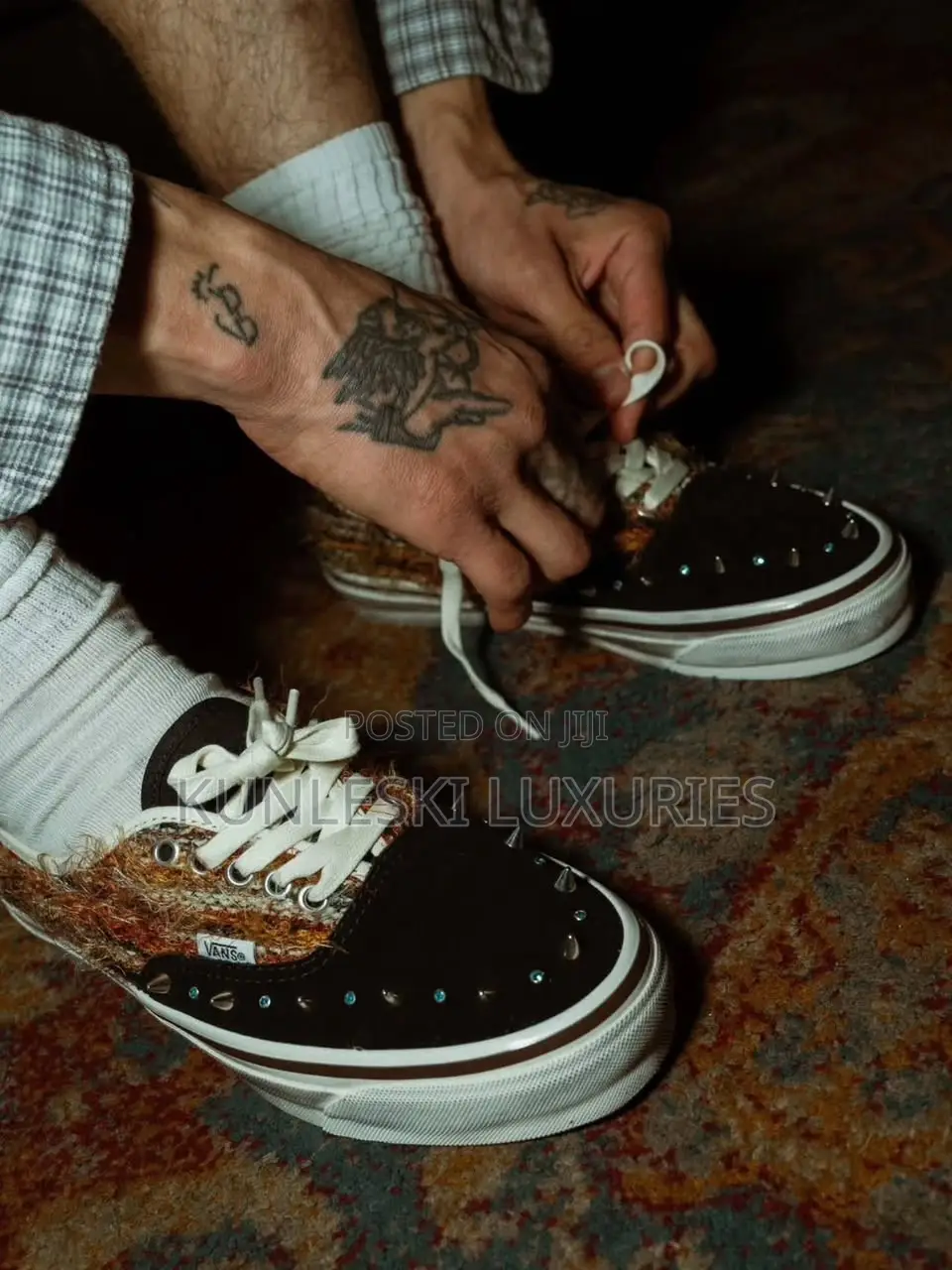 Original Vans Premium LX Authentic 44 Ibiza Mohair Black Sneakers