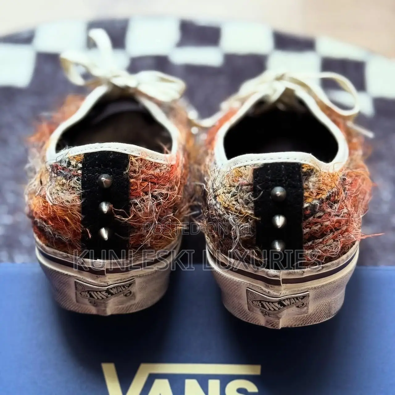 Original Vans Premium LX Authentic 44 Ibiza Mohair Black Sneakers
