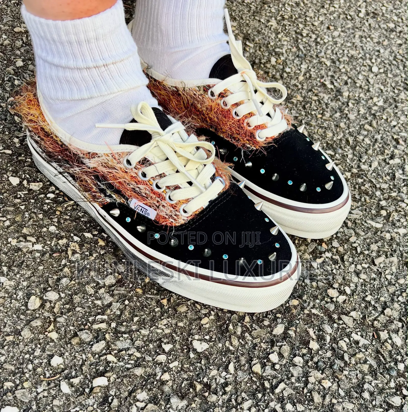 Original Vans Premium LX Authentic 44 Ibiza Mohair Black Sneakers