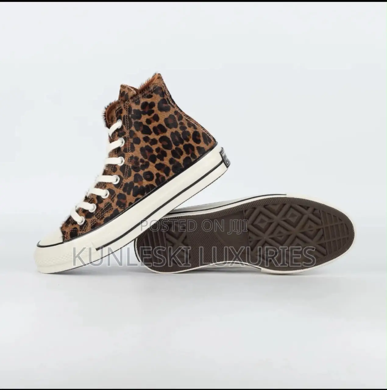 Original Converse Chuck Taylor All Star 70 Plus Leopard Print Sneakers