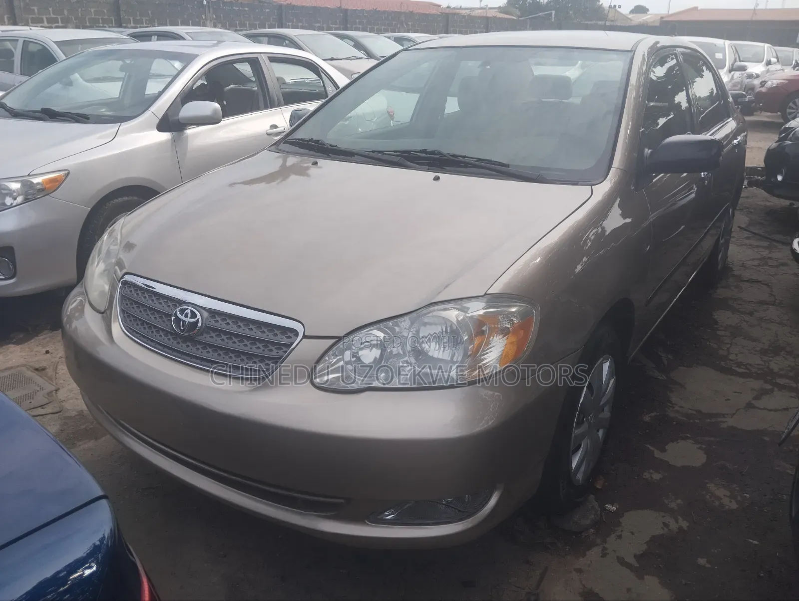 Toyota Corolla 2007 Gold