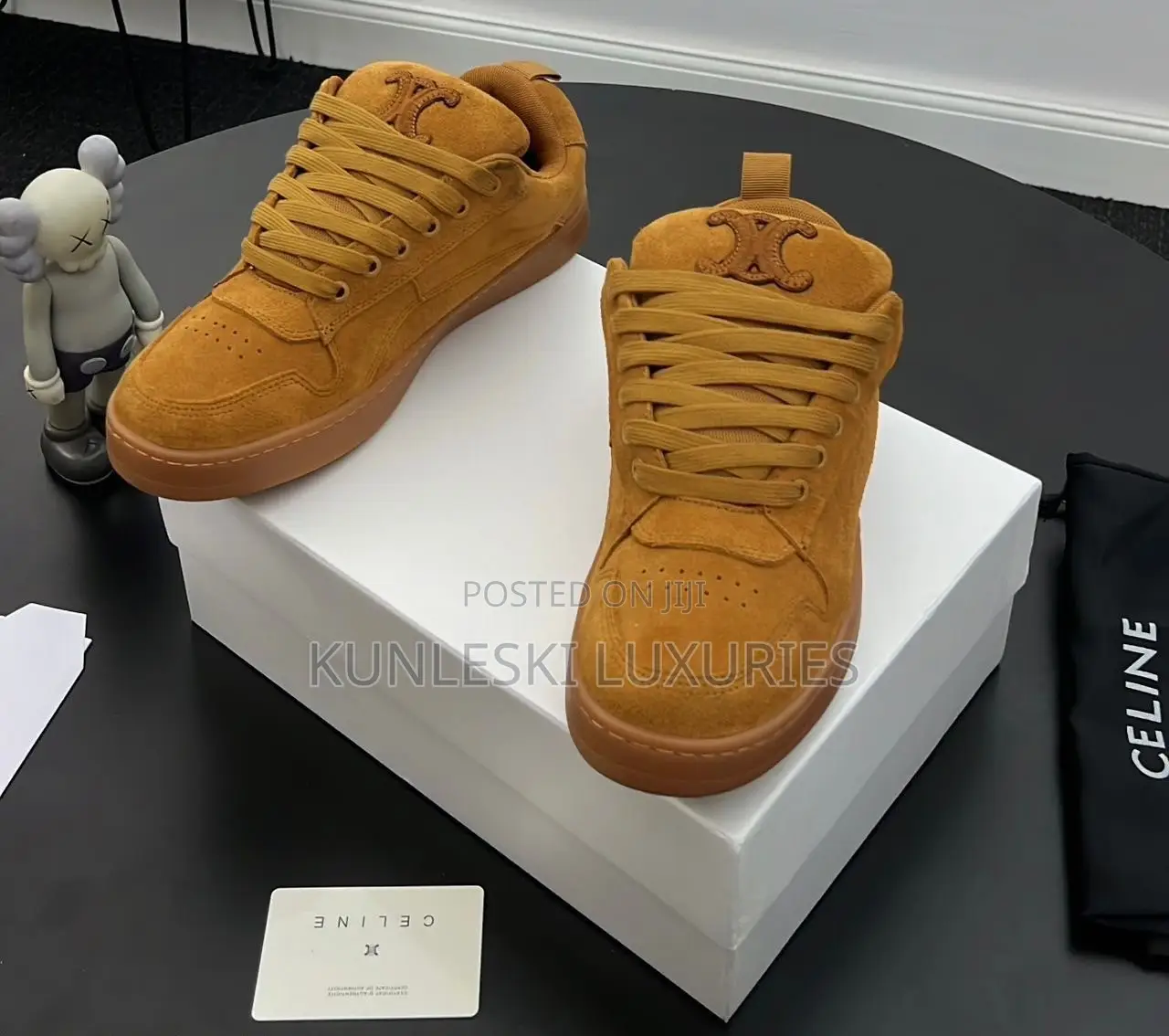 Original Celine Huntington Low Lace Sneakers