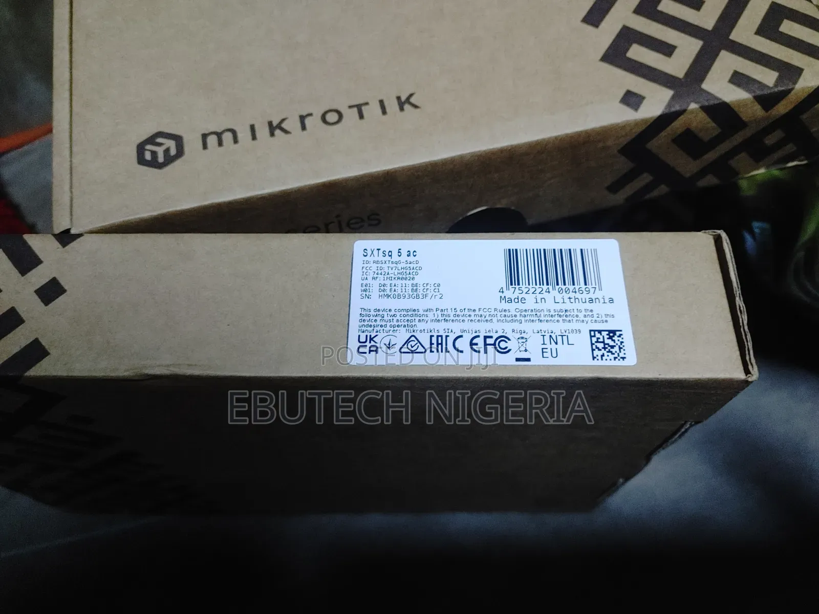 Mikrotik SXTSq-5ac 16dBi 5GHz Dual Chain Integrated Access Point/Radio