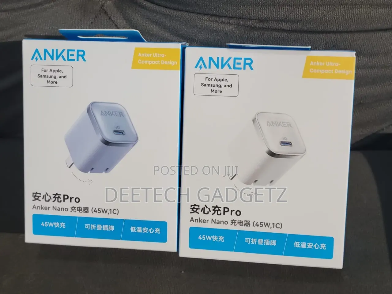 Original Anker Nano Pro 45W 30W Zolo Charger