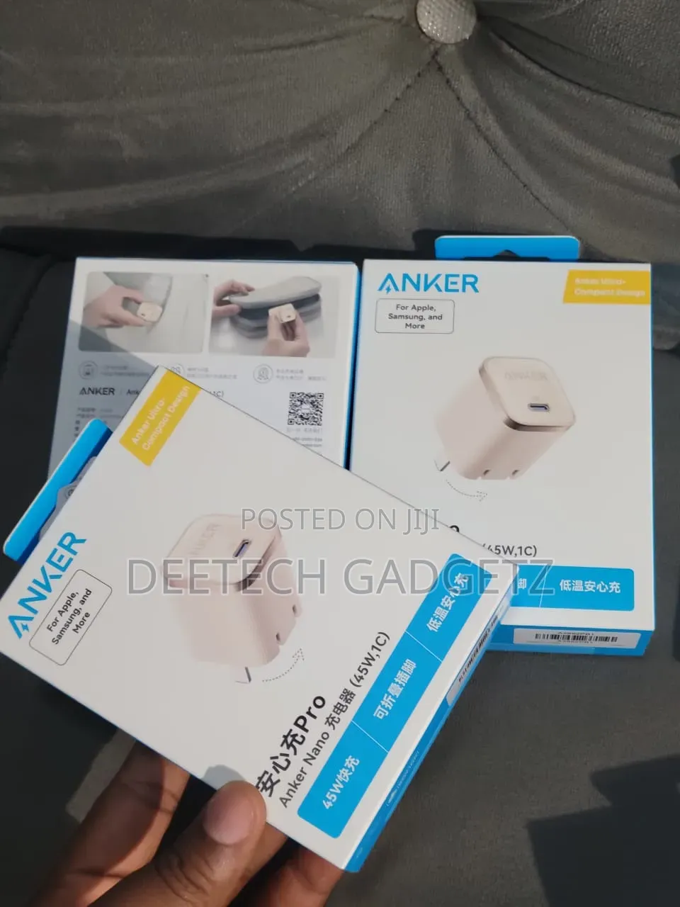 Original Anker Nano Pro 45W 30W Zolo Charger