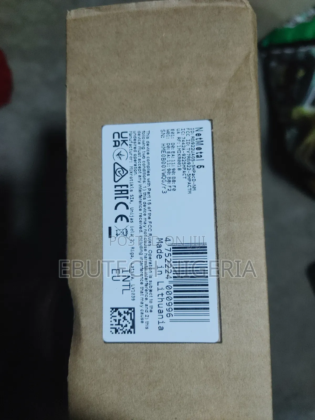 MikroTik NetMetal 5 RB922UAGS-5HPacD-NM
