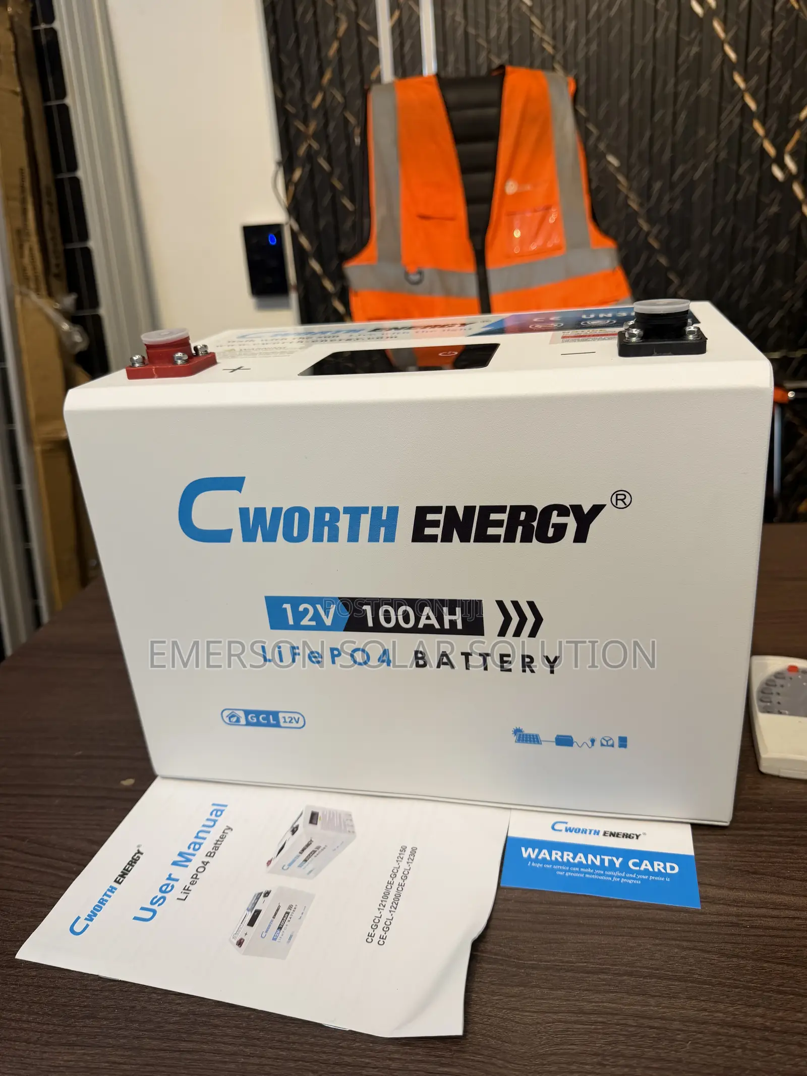 Cworth Energy 1.2kWh 100Ah 12V Lithium Battery