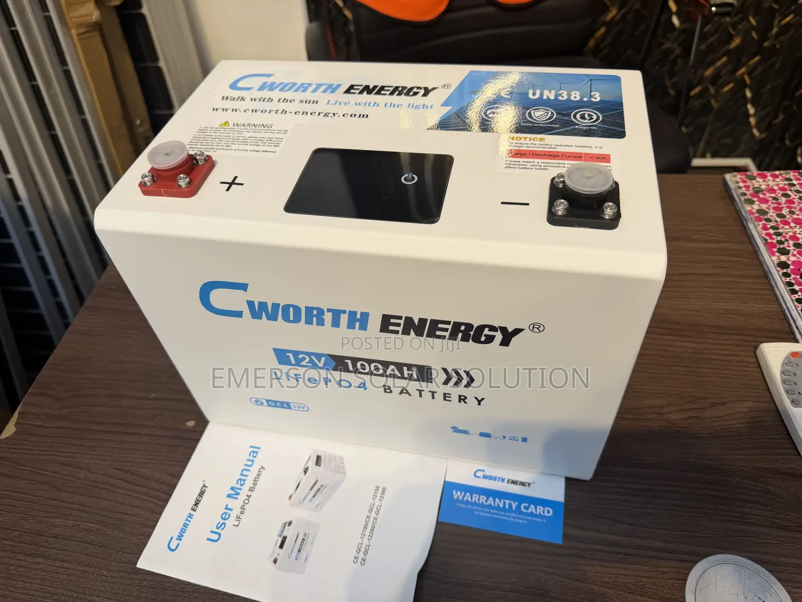 Cworth Energy 12V 100Ah Lithium Battery