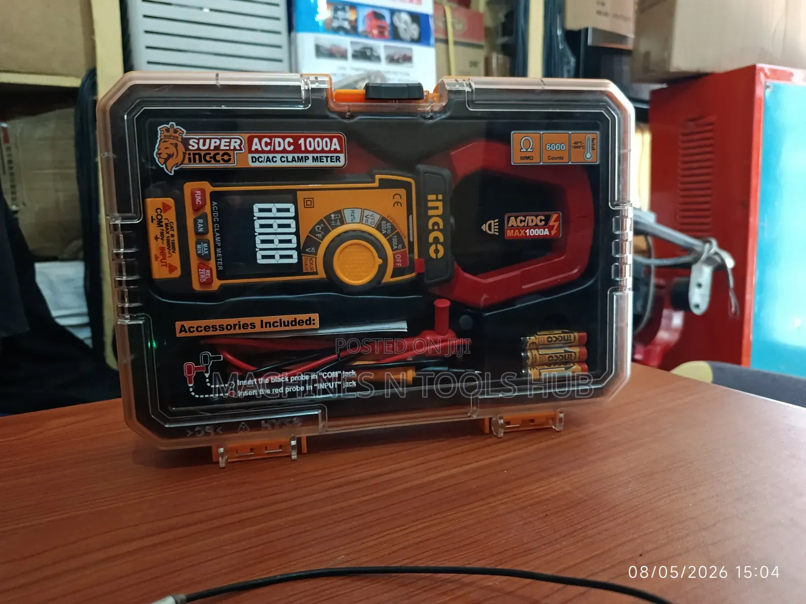 Ingco AC/DC 1000A Digital Clamp Meter