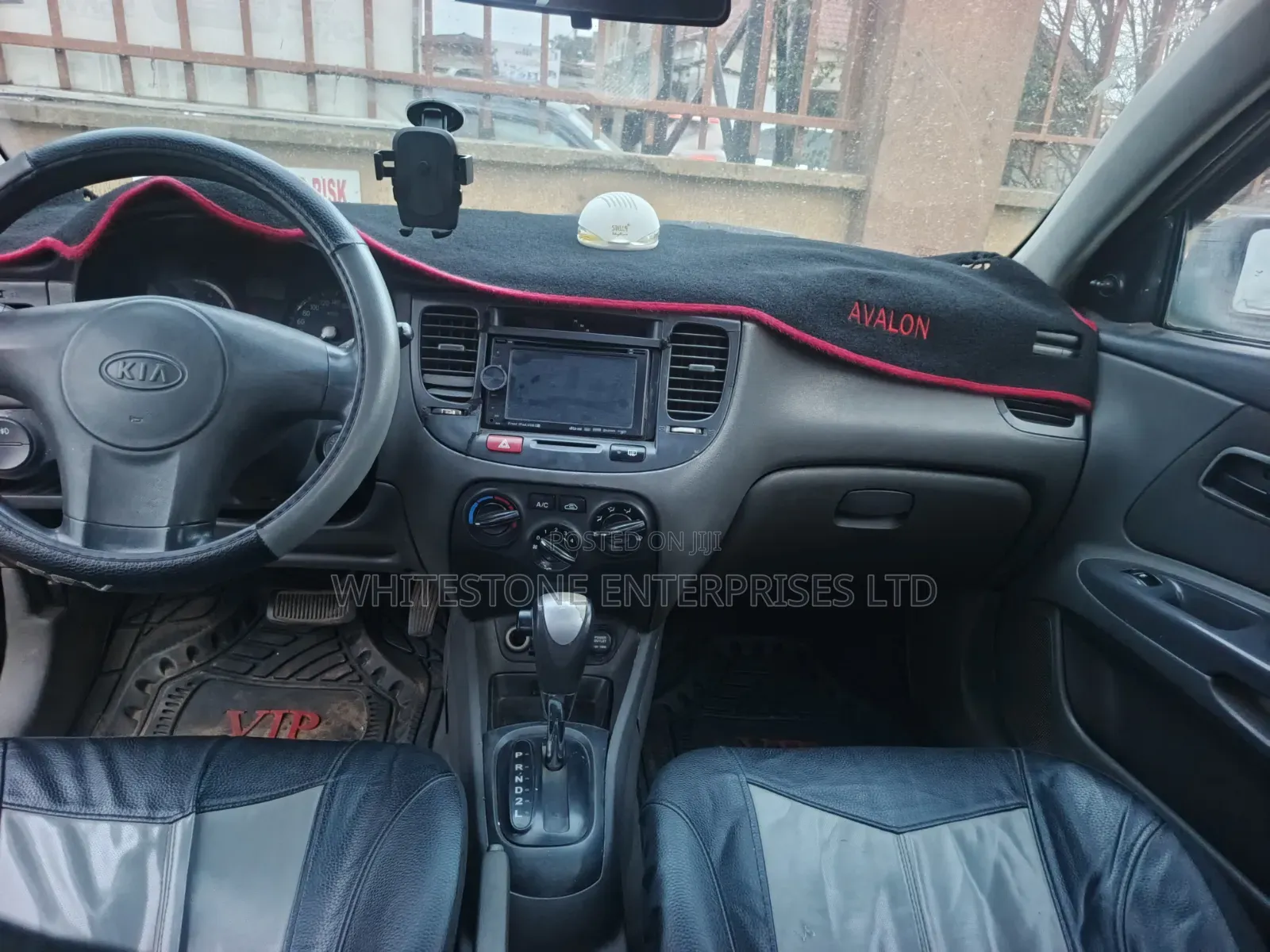 Kia Rio 2007 Burgundy