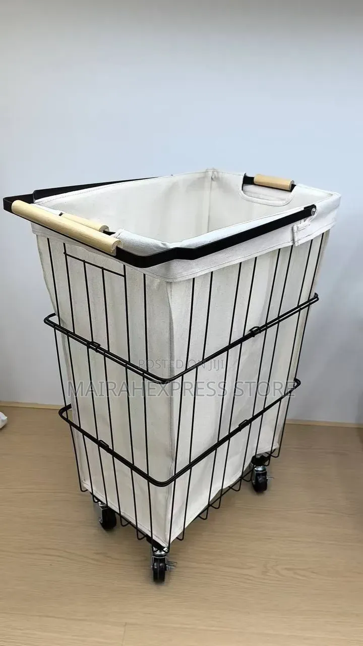 High Quality Laundry Basket With Wheels T2mm7