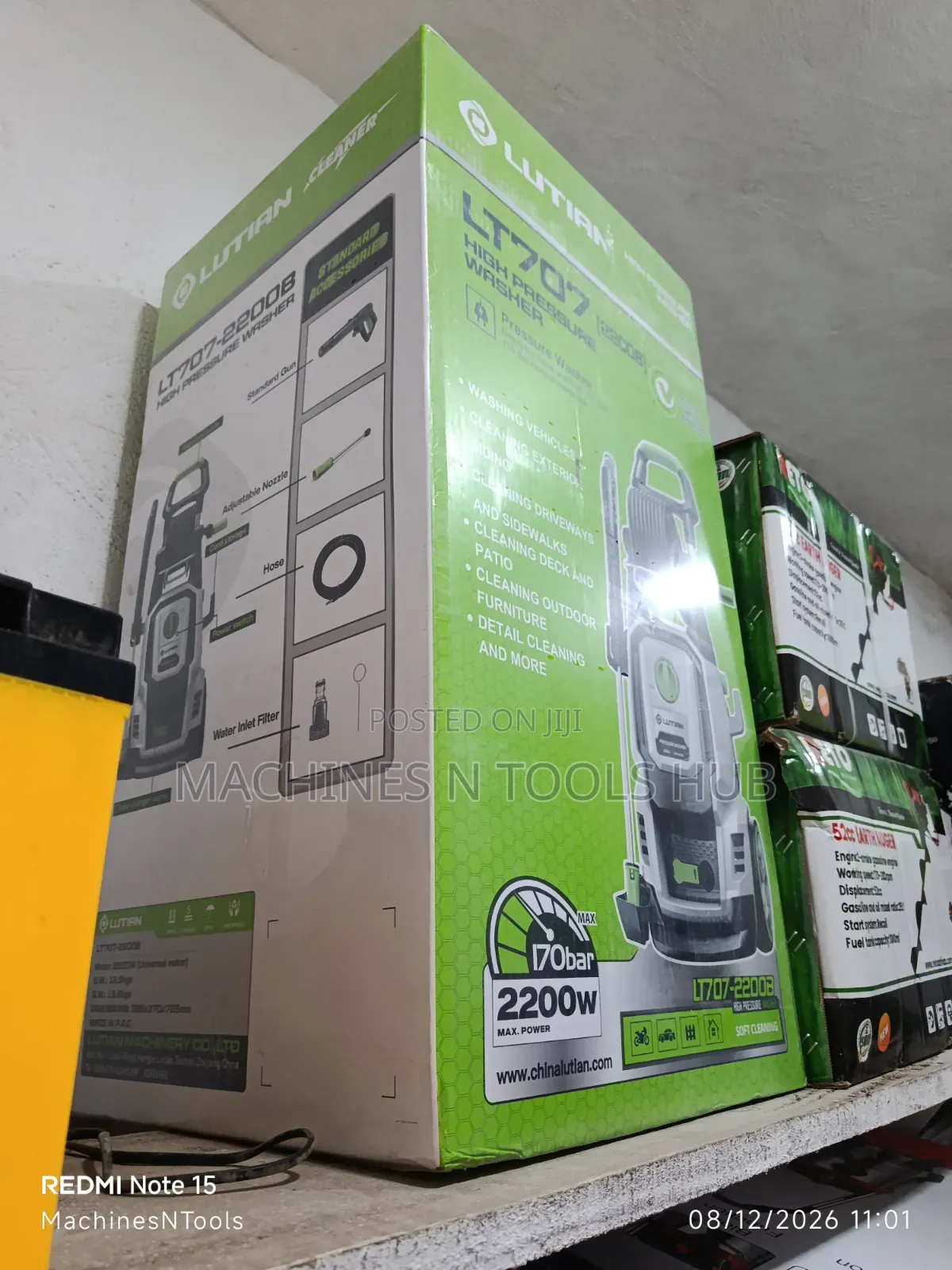 Lutian LT707 2200watts High Pressure Washer