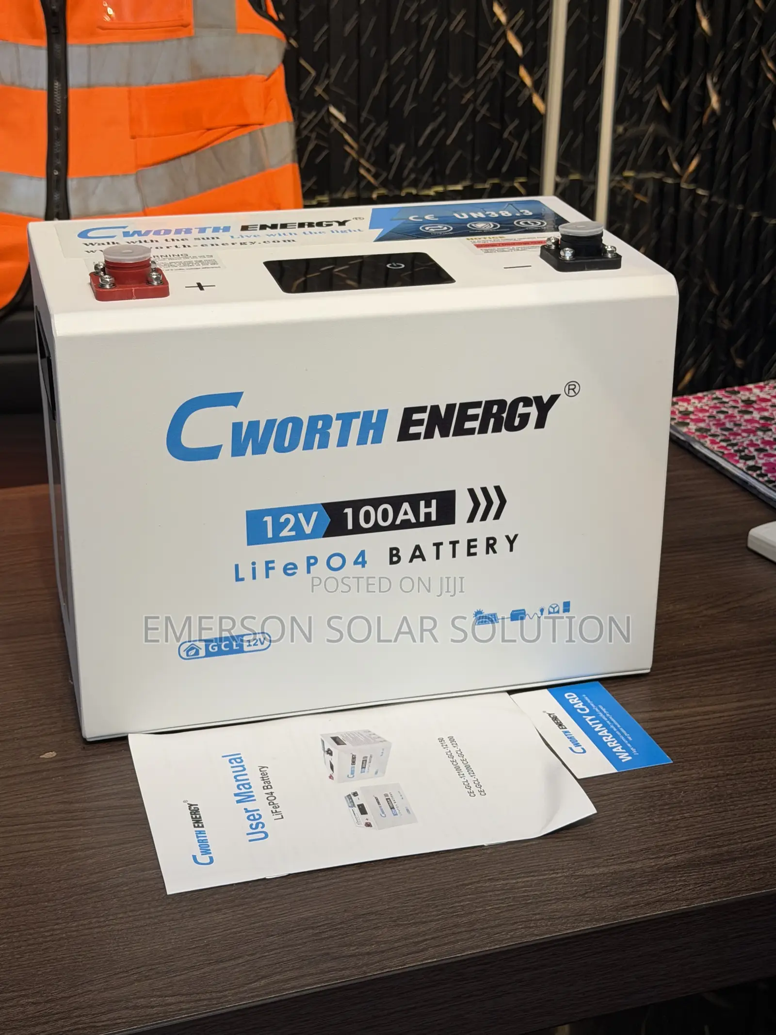 Cworth 1.2kWh 12V Home Solar Battery