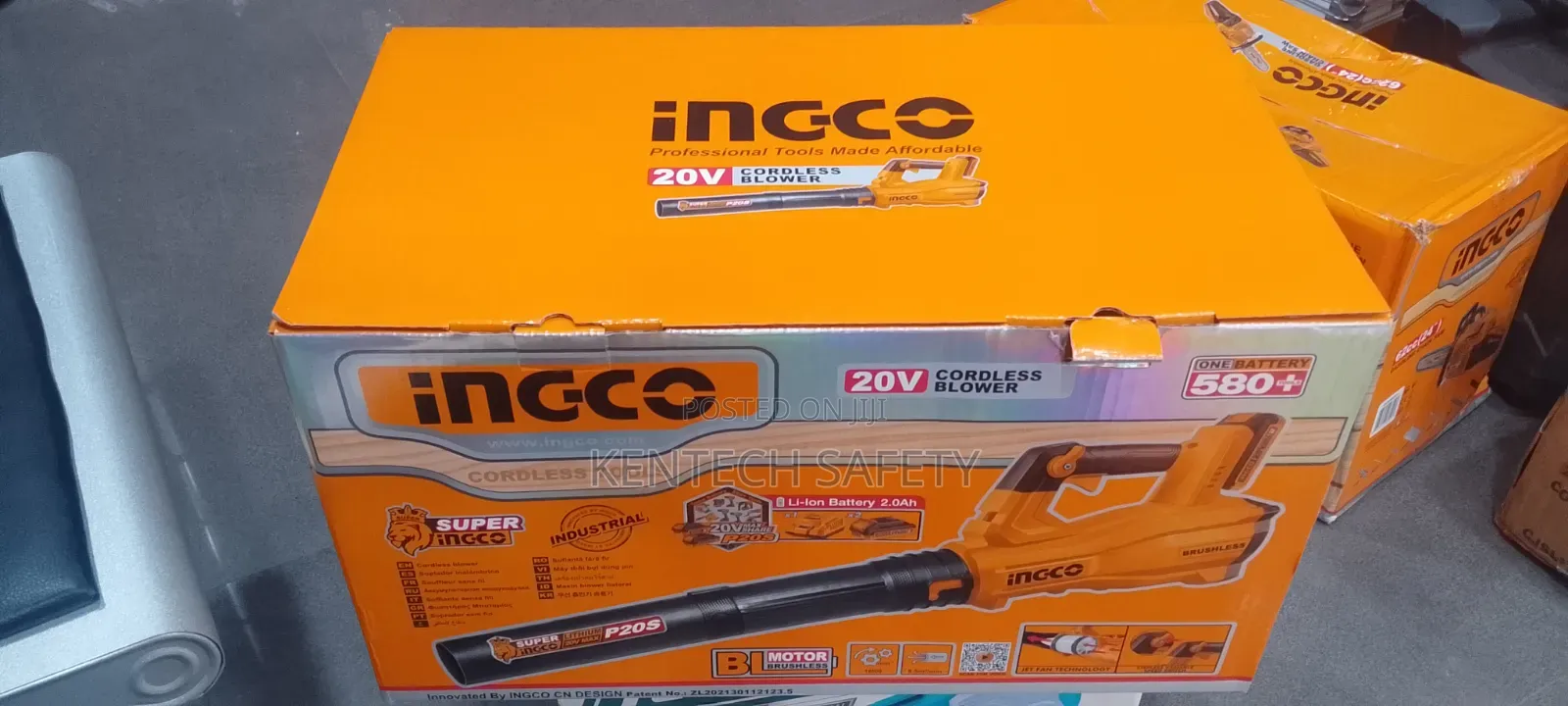 20v Ingco Cordless Blower With Charger and Battery