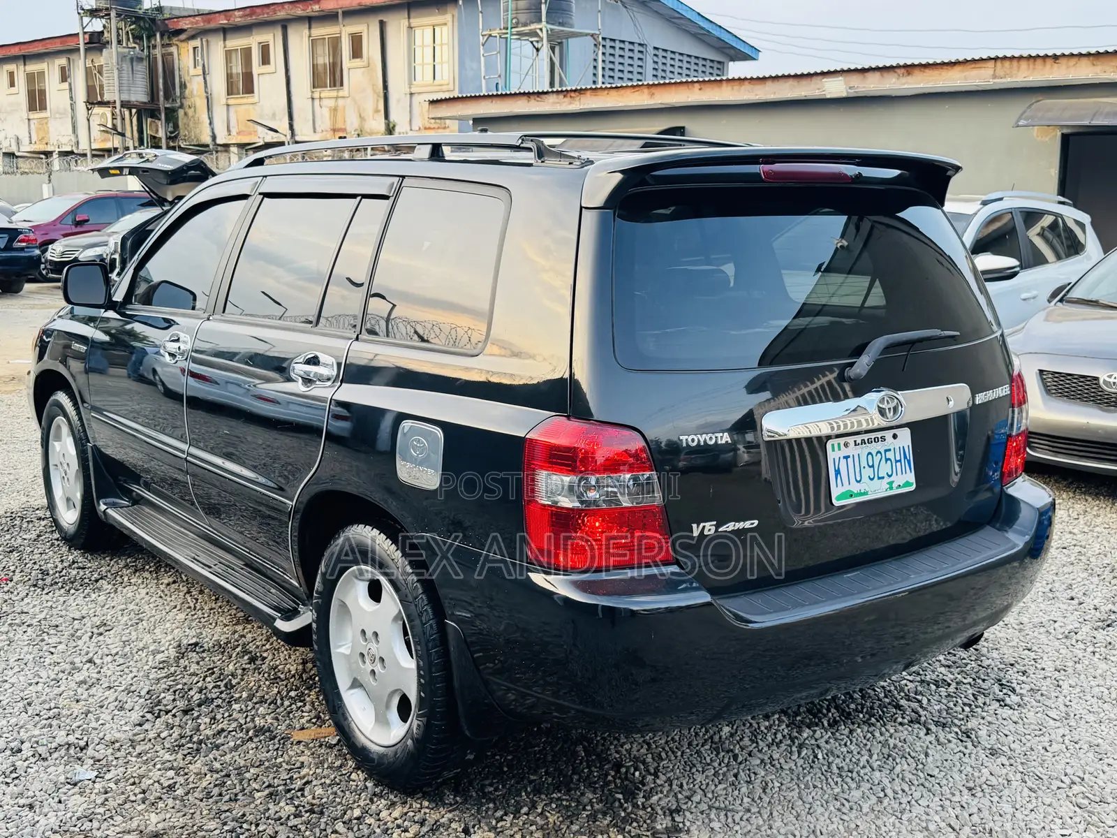 Toyota Highlander Limited V6 2005 Black