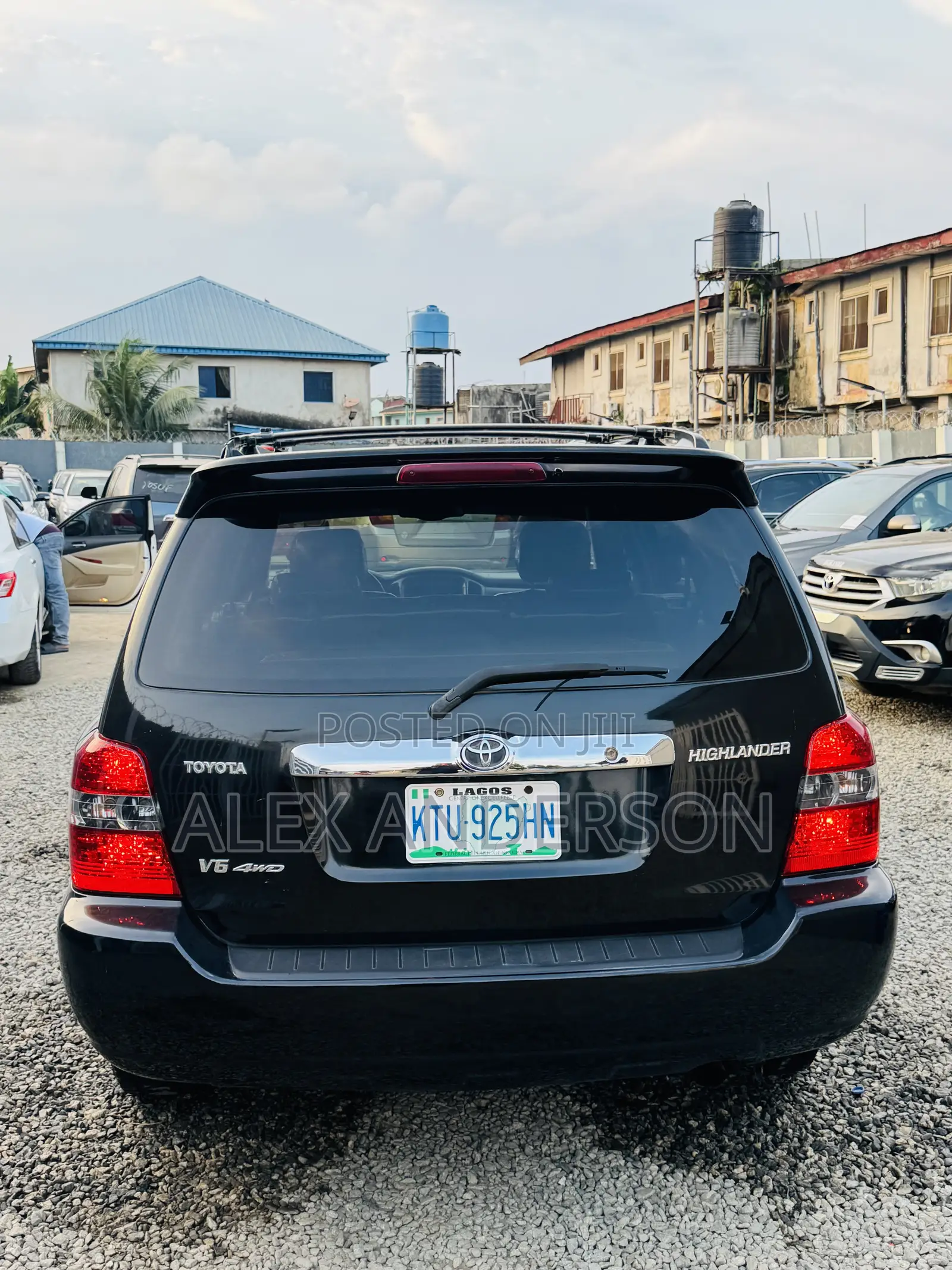 Toyota Highlander Limited V6 2005 Black