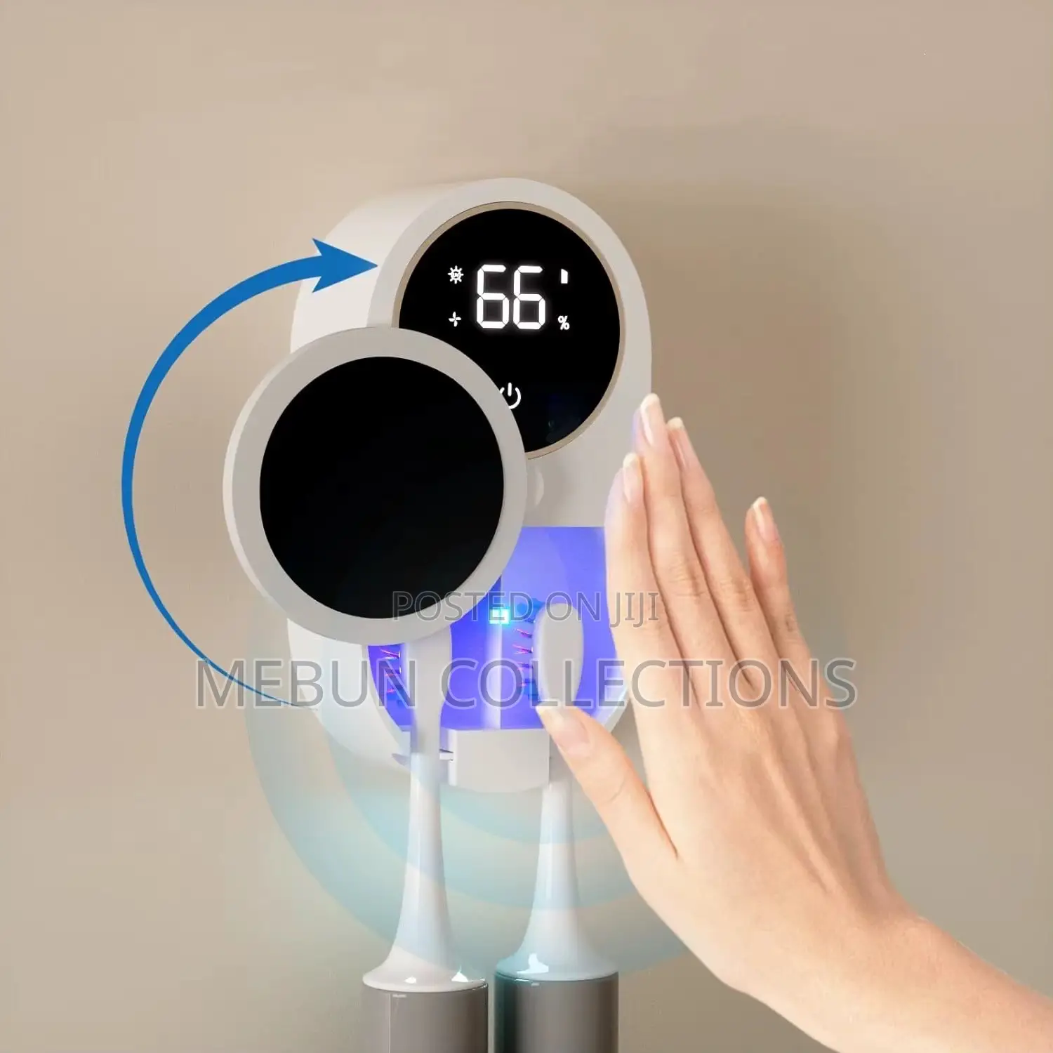 Smart UV Toothbrush Sterilizer 1800mah Rechargeable