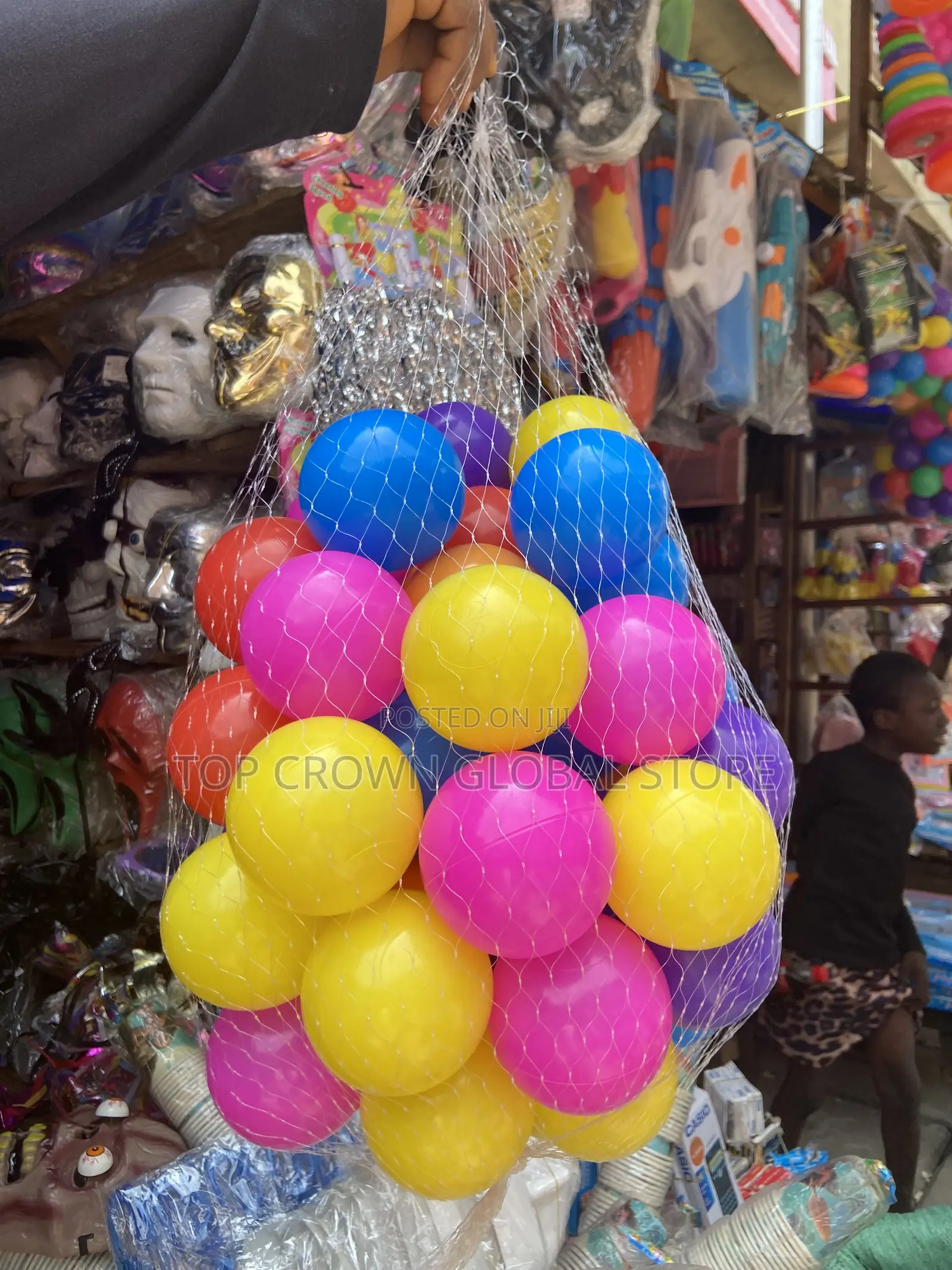 50 Multicolored Soft Ball