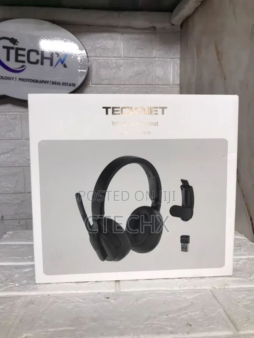 Single and Dual Ear Wireless Headset With Mic for Work Noise Cancellin