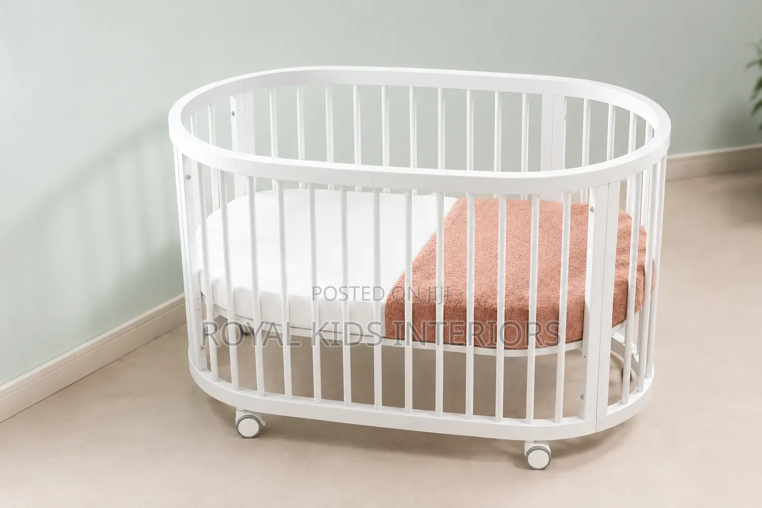 HEIRLOOM Oval Baby Cot – Premium Wooden Crib | Windsor Royale
