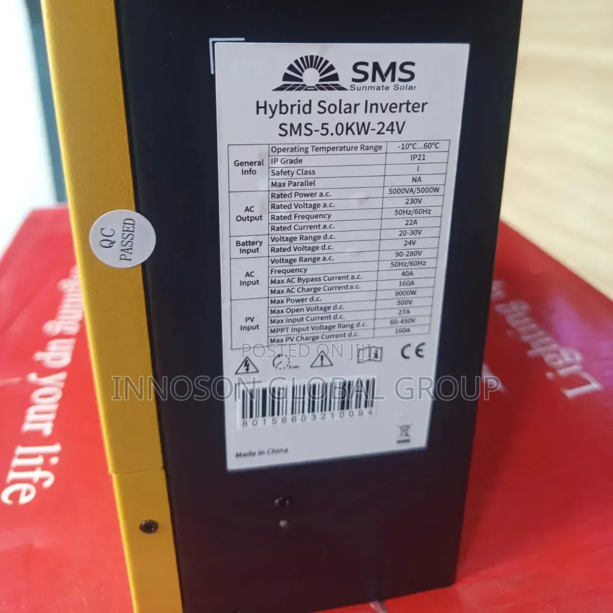 5kw 24v SMS Hybrid Solar Inverter