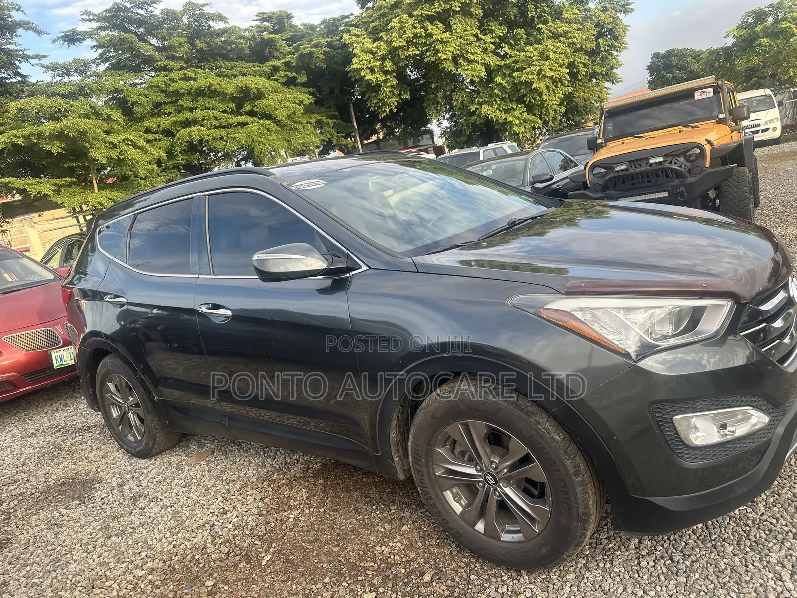 Hyundai Santa Fe Limited 4dr SUV AWD (3.3L 6cyl 6A) 2014 Green