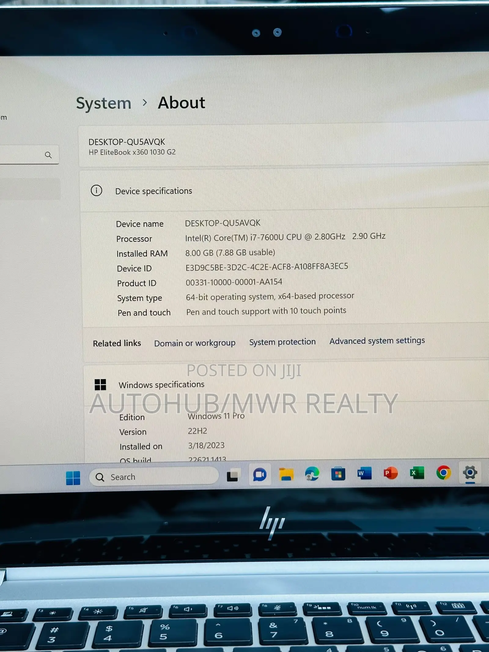 Laptop HP EliteBook 1030 8GB Intel Core i7 SSD 256GB