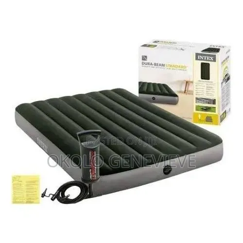 Full Size Durabeam Standard Prestige Downy Airbed With Pump 2 Person