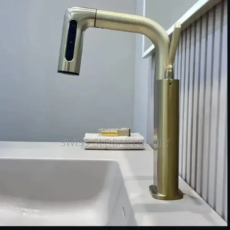 High Grade Basin Mixer Tap With Flexible Pull-Out Spout Extendable