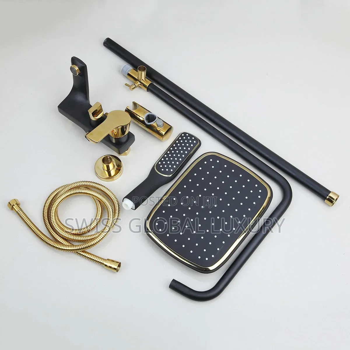 High Grade Black Gold Shower Faucet