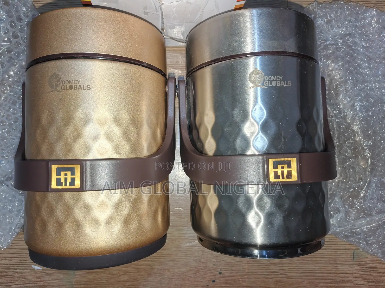 Ailijin Food Flask (1 Silver + 1 Gold) Set