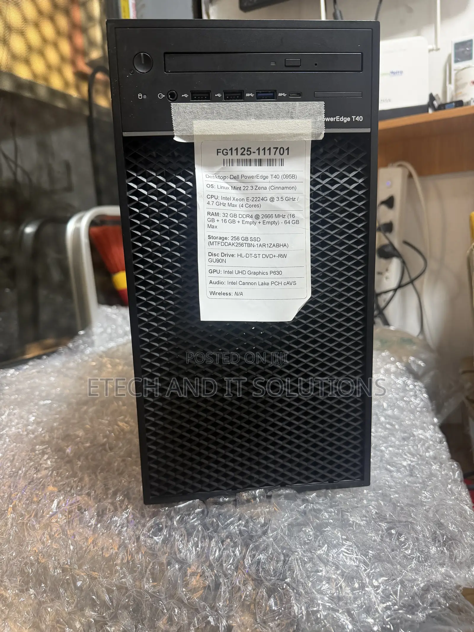 Server Dell PowerEdge T40 16GB Intel Xeon SSD 1T